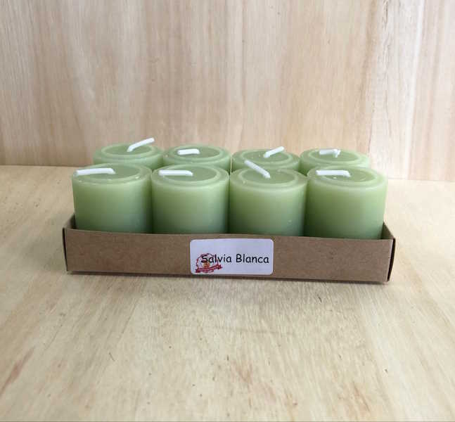 Velas aroma Salvia Blanca
